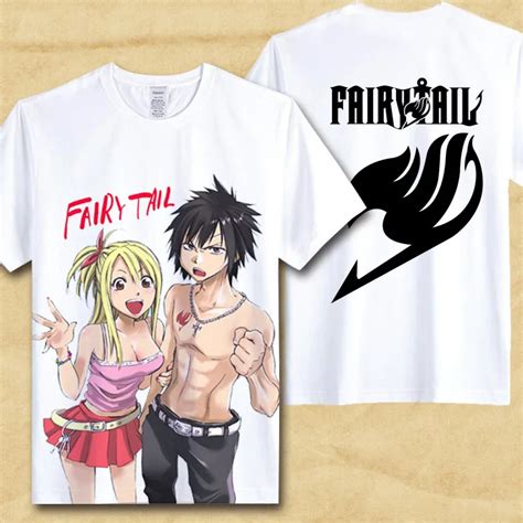 Buy Classic Anime Fairy Tail T Shirts Natsu Dragneel