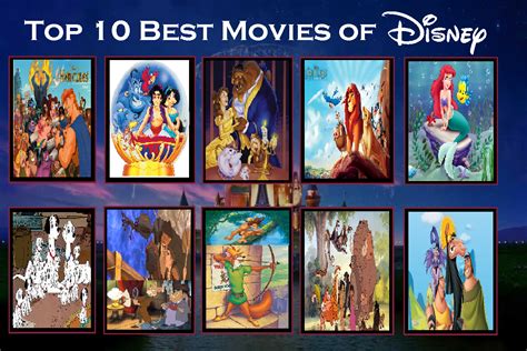 My Top 10 Best Movies Of Disney By Bart Toons On Deviantart