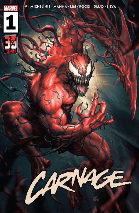 Marvels Crimson Symbiote Meets A Brutal Serial Killer In Carnage 1