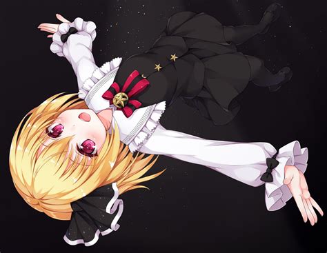 Wallpaper Illustration Blonde Anime Girls Short Hair Touhou