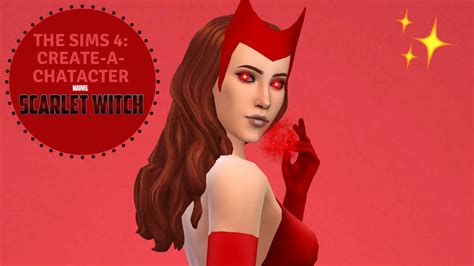 The Sims 4 Create A Character Scarlet Witch Youtube