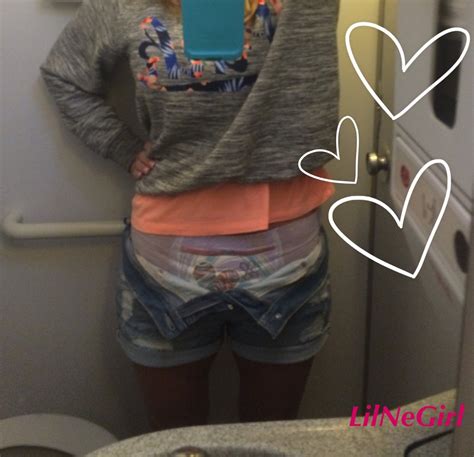 Sweet Diapered Girls On Tumblr Image Tagged With Diaper Under Clothes