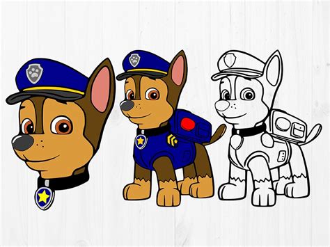 Rocky Svg Paw Patrol Svg Eps Png Clipart Paw Patrol Party Paw Etsy My
