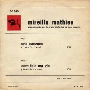 Una Canzone 7 1968 Von Mireille Mathieu