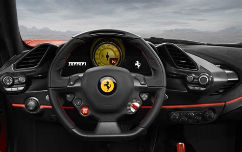 Black Ferrari Car Steering Wheel Hd Wallpaper Wallpaper Flare