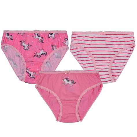 Buy Charm N Cherish Girls Cotton Panties Pack Of 3 Gwbro40pink3