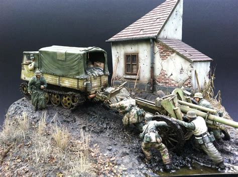 Wwii Eastern Front Winter Hell Scale Model Diorama Unternehmen