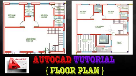 Autocad Floor Plan Tutorials For Beginners Part 1 Learn Layer