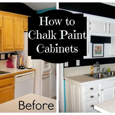 How To Chalk Paint Cabinets Chalk Paint Kitchen Cabinets Kitchen