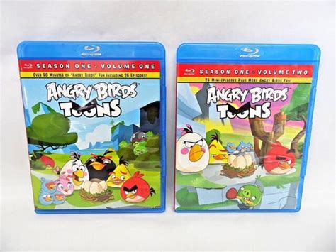 Angry Birds Toons Season One Vol 1 And Vol 2 Blu Ray Disc 2013
