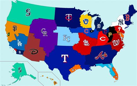 Map Shows The Most Popular Mlb Team In Every Us County Business
