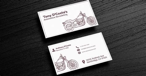 Business cards templates and examples. 10 Automotive Business Card Templates - Fully Customisable ...