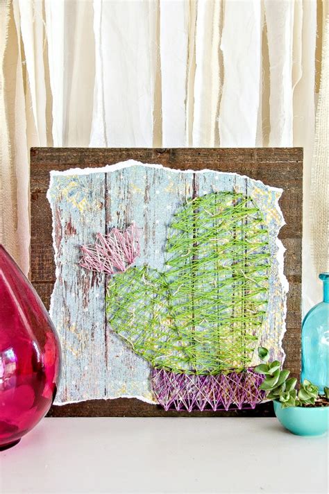 This is the most efficient automatic cactus farm per cactus. Make a Cactus String Art Piece for Your Wall