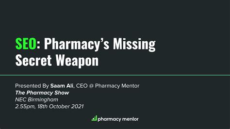 SEO: Pharmacy’s Missing Secret Weapon - Learn Now