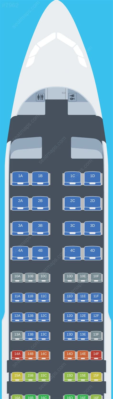 Seat Map Ratings Of Delta Airbus A320