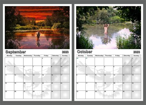 Calendar Artistic Nudes By Original Artist Twelve Etsy India