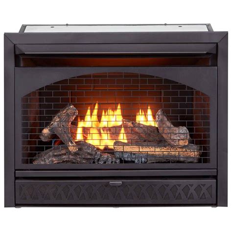 We live in the country and are renovating to a clean rustic look.some say logs will look best and others think river rock.i am torn.any opinions? ProCom Gas Fireplace Insert Duel Fuel Technology - 26,000 BTU-FBNSD28T - The Home Depot