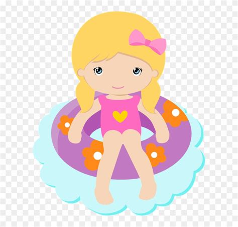 Girl Pools Clip Art Library
