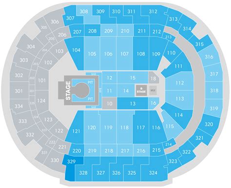 American Airlines Center Seating Map