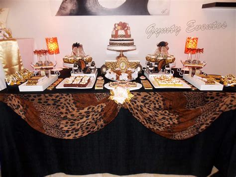 Leopard Party Birthday Party Ideas Photo 6 Of 12 Catch My Party