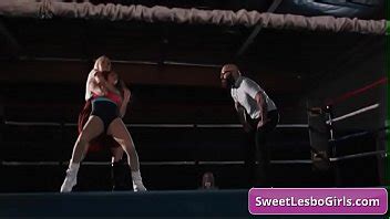 Sexy Lesbian Babes Ariel X Sinn Sage Getting Hardcore On Each Other In The Wrestling Ring