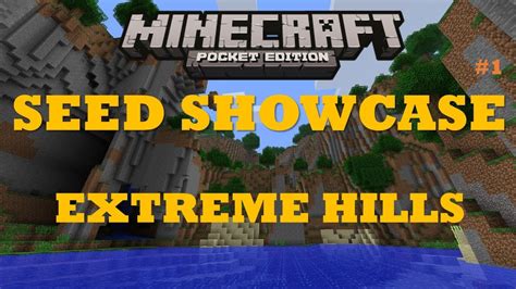 Extreme Hills Minecraft Pocket Edition Seed Showcase 1 Youtube