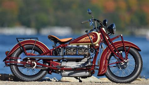 1938 Indian Model 438 Four Cylinder Indian Motorcycle Classic
