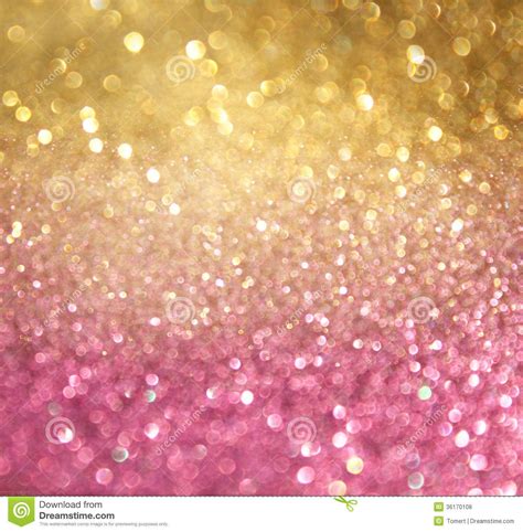 Gold And Pink Glitter Background