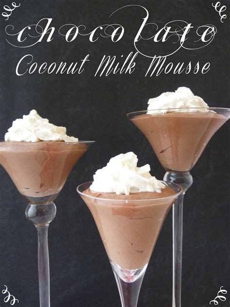 Easy 2 ingredient chocolate mousse recipe. Chocolate Coconut Milk Mousse - TGIF - This Grandma is Fun