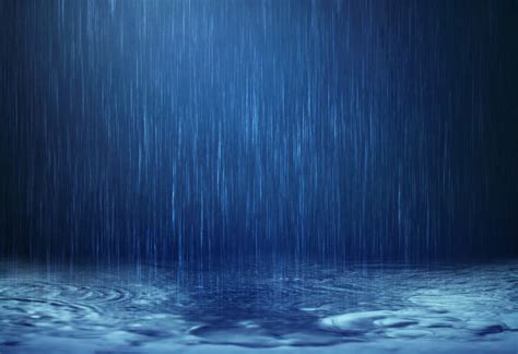 Rain Water Drop Falling To The Floor In Rainy Season John Englander