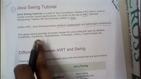 Java Swings Youtube