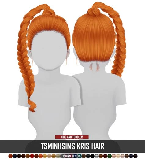 Tsminhsims Kris Hair Kids And Toddler Version At Redheadsims Sims 4