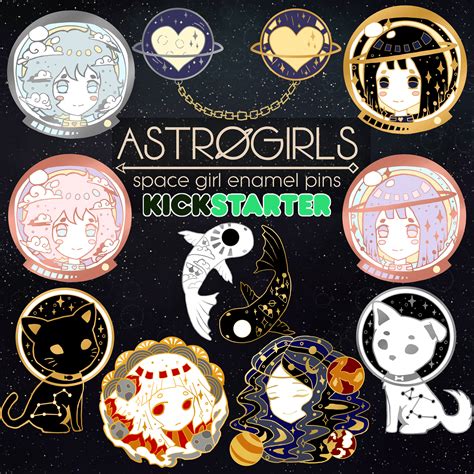 Check spelling or type a new query. I drew cute space anime girl enamel pin designs! Info ...
