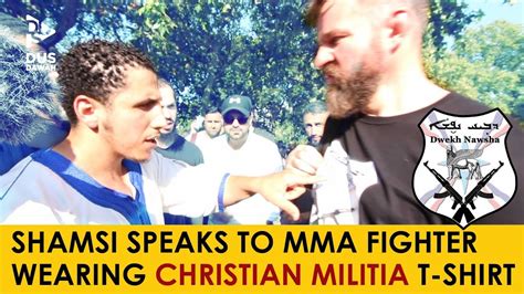 Shamsi Speaks To Christian Mma Fighter Speakers Corner Youtube