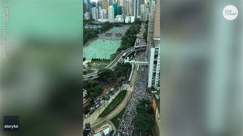 Hundreds Of Thousands March Through Hong Kong To Protest An Extradition Bill