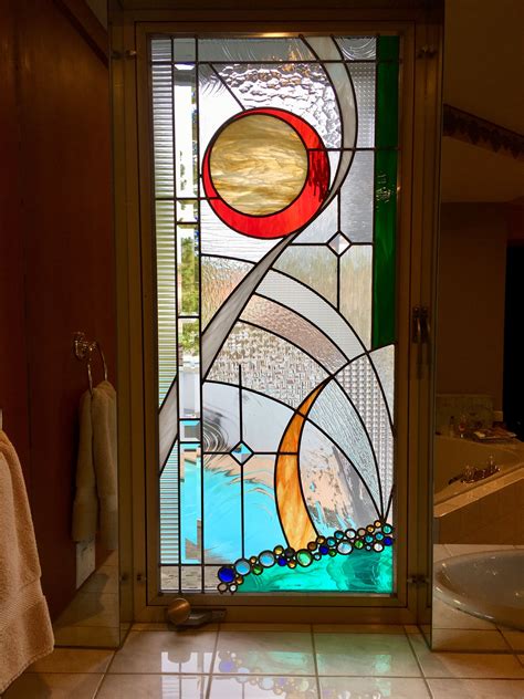 Modern Stained Glass Stained Glass Door Stained Glass Designs