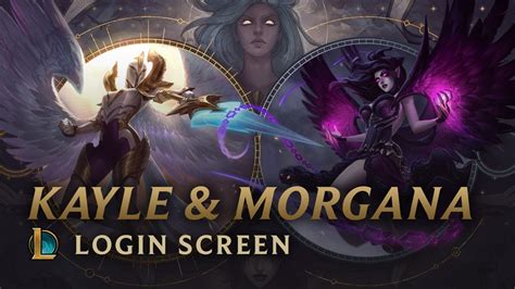 Kayle And Morgana The Righteous And The Fallen Login Screen