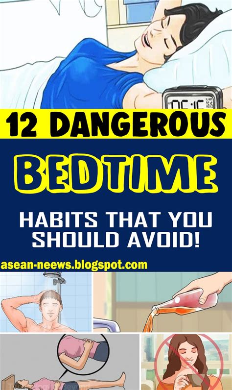 12 Dangerous Bedtime Habits That You Should Always Avoid