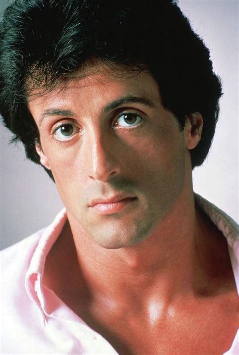 Sylvester stallone wasn't born a leading man. SYLVESTER STALLONE in ROCKY III -1982-. Photograph by Album