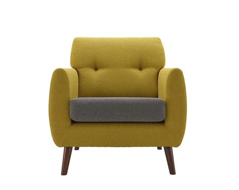 G Plan Vintage The Sixty Three Armchair In Bobble Mustard With