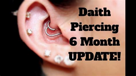 In Depth Daith Piercing Update 6 Months Youtube