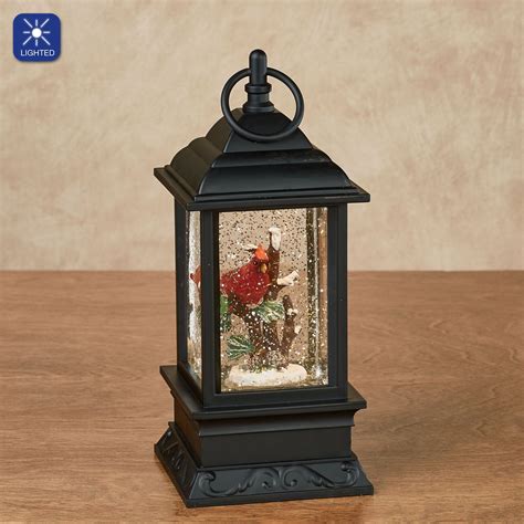 Cardinal Decorative Lighted Water Lantern Christmas Lanterns Holiday