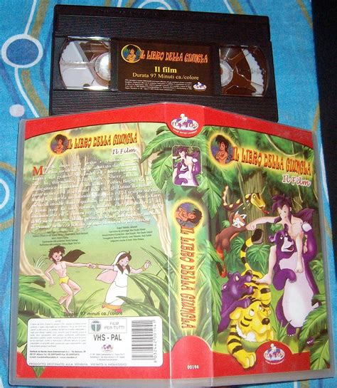 Vhs Mondo Tv Cartoon Anime Anni 90 Mowgli Il Libro Della Giungla Il