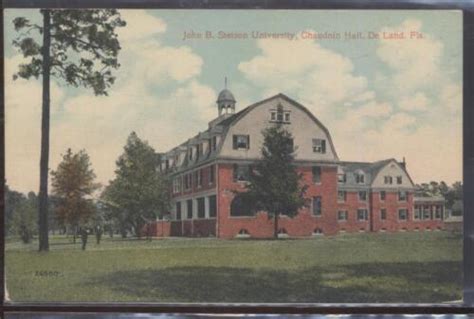 Postcard De Landfloridafl John B Stetson University View 1907 Ebay