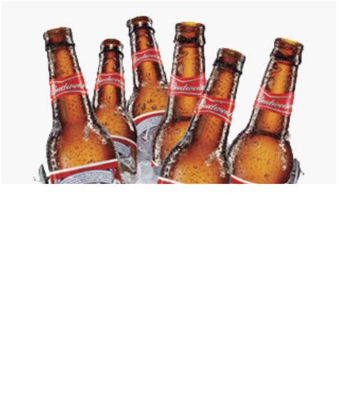 Transparent Budweiser Beer Bottle Png - Transparent Background png image