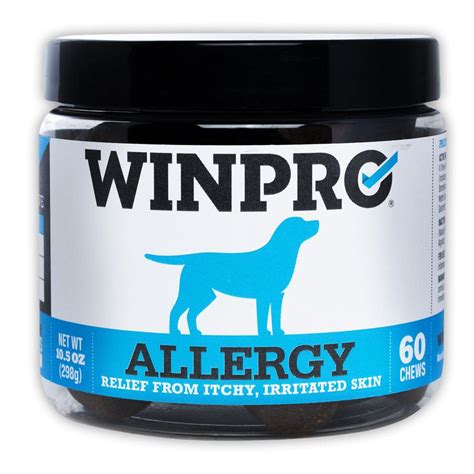 Dog Allergy Relief Natural Antihistamines Winpro Pet Ph