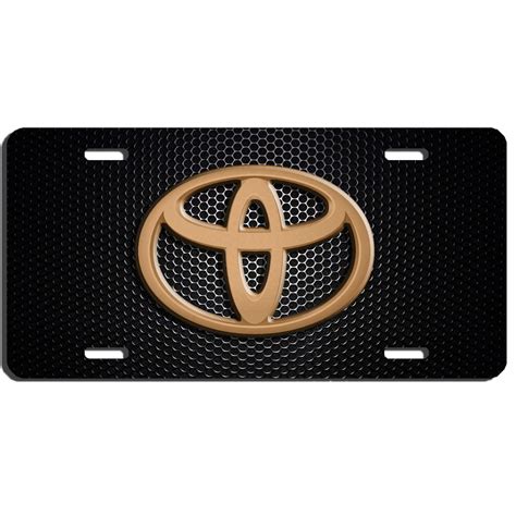 Toyota Auto Vehicle Art Aluminum License Plate Car Truck Etsy