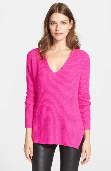 Shaker Stitch Cashmere V Neck Sweater Nordstrom Layered Sweater