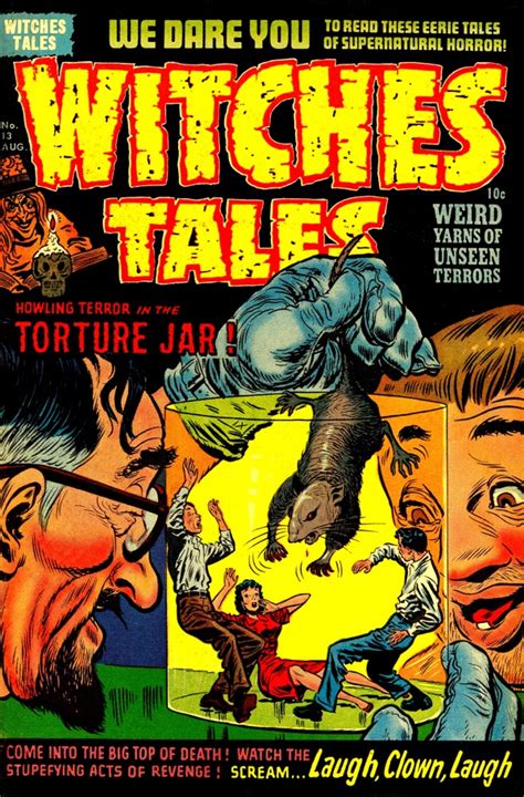 Lurid Cover Art From 1950s Comic Witches Tales Boing Boing