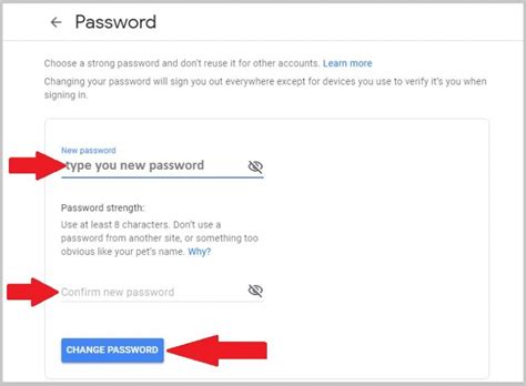 How To Change Password On Gmail Step By Step Our Net Helps